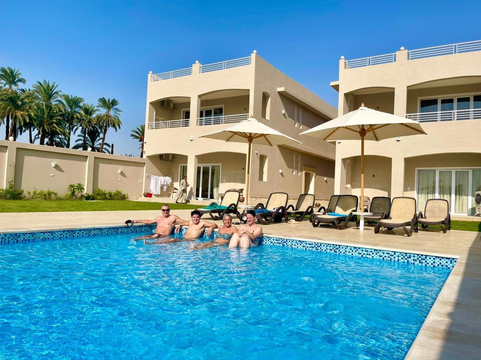 Royal Nile Villa - Pool View Apartment 1 Luxor Exteriör bild
